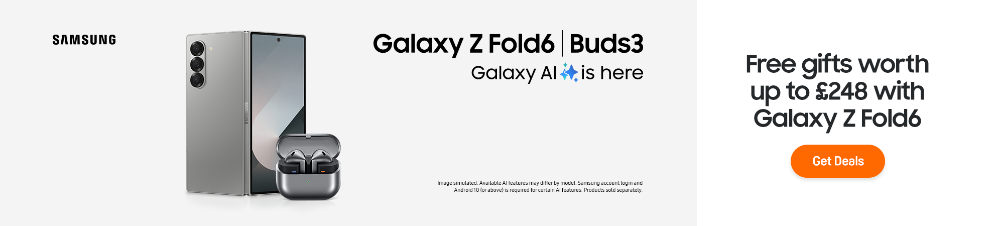 Galaxy Z Fold6 and Buds3